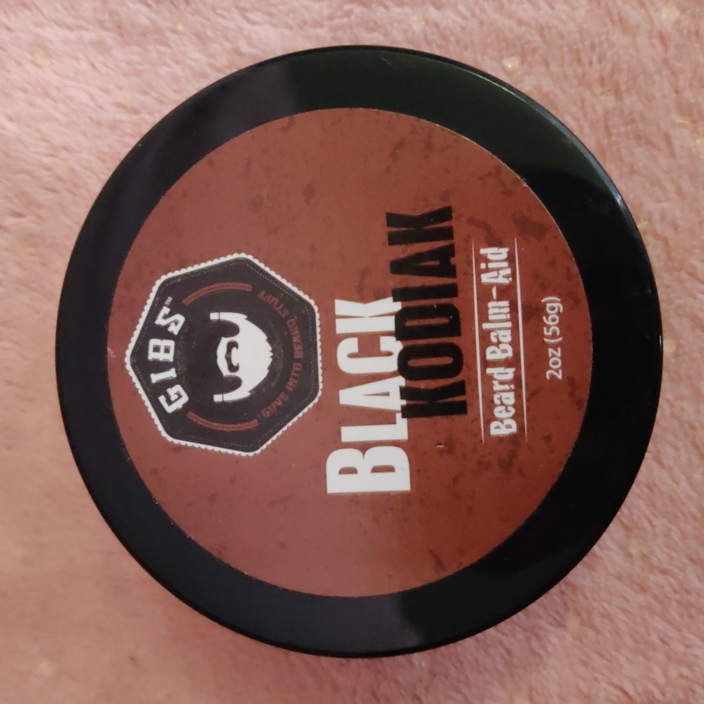 Gibs black Kodiak beard balm-aid